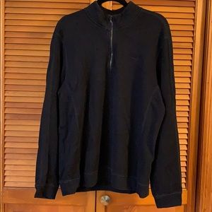 Men’s Calvin Klein black 3/4 zip sweater XL
